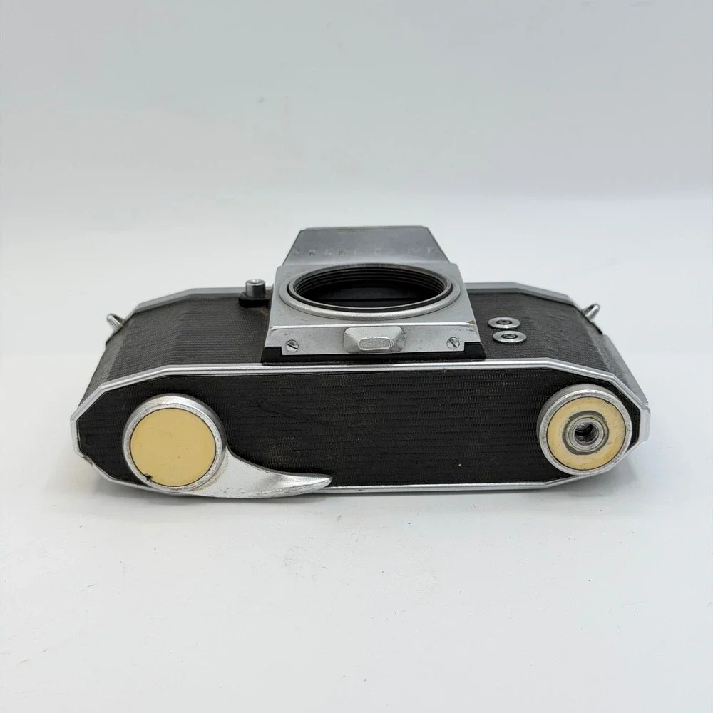 Vintage Praktica IV F 35mm SLR Film Camera Body Only Silver Black AS-IS Repair